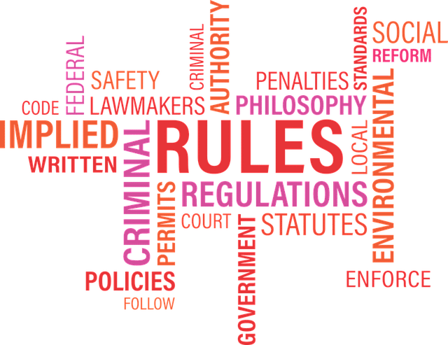 Word Graphic - Rules