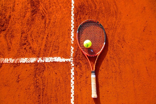 Tennis Ball and Racket